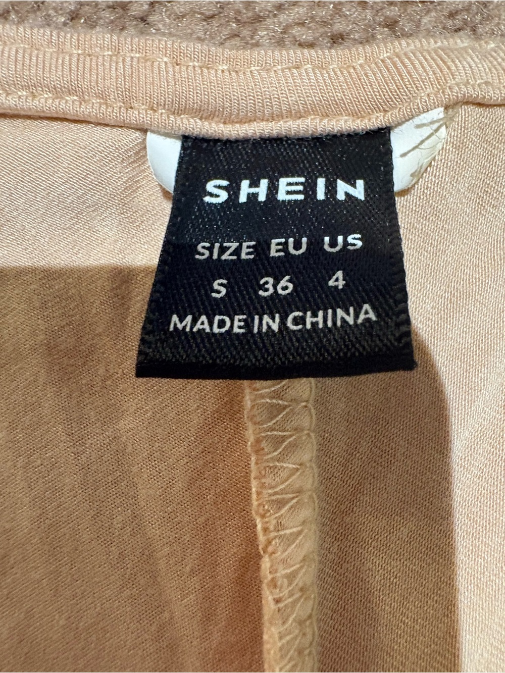 Shein Beige Long-Sleeve Shrug Bolero size small - Picture 2 of 3